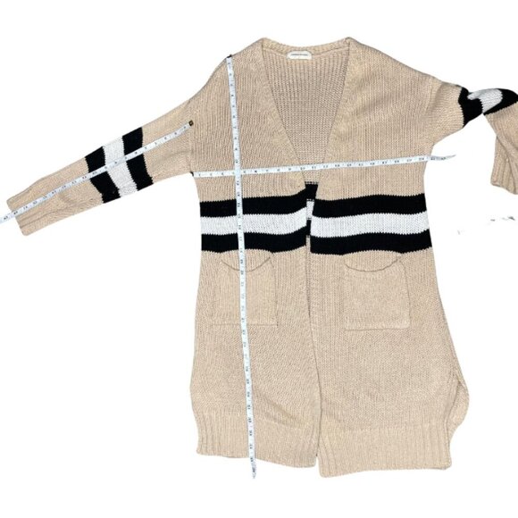Goodnight Macaroon Women's 'Estrella' Stripe Cream Size OS Cardigan Academia - Picture 6 of 8